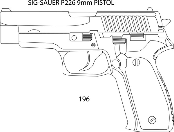 SIG- SAUER P226mm pistol line art VECTOR FILE.jpg