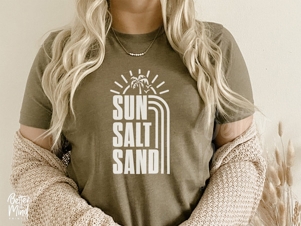 Sun Salt Sand SVG PNG, Beach Life Svg, Spring Break 2023, Summer Svg Png, Distressed PNG, Summer Vibes, Rainbow Svg, cut files for Cricut - 3.jpg
