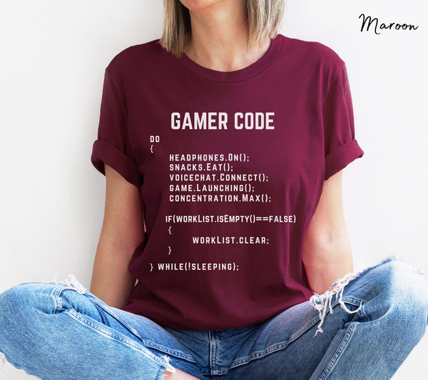 Computer Code Gamer Shirt, Java Computer Science Coder Tshirt, PC Gaming Shirt, Nerdy Gift for Him, Nerdy Shirt, Coding Gamer Boyfriend Gift - 2.jpg
