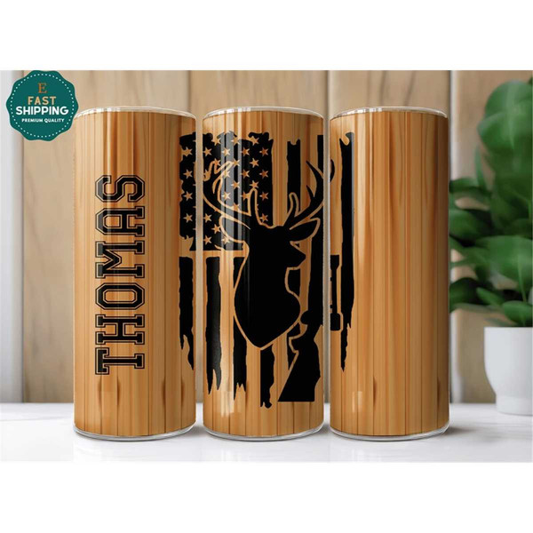 Hunting Gifts For Men Personalized, Deer Hunting Tumbler For