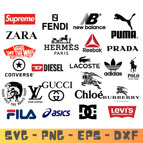 30 Fashion brands logo designs , lv louis vuitton , Gucci , - Inspire ...