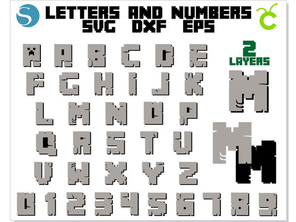 Minecraft letters and number 1.jpg