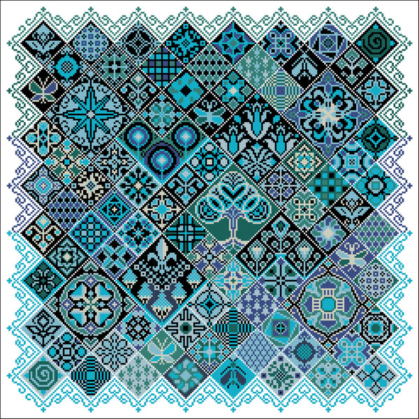 Aqua Fairy cross stitch pattern 🧵 modXstitch