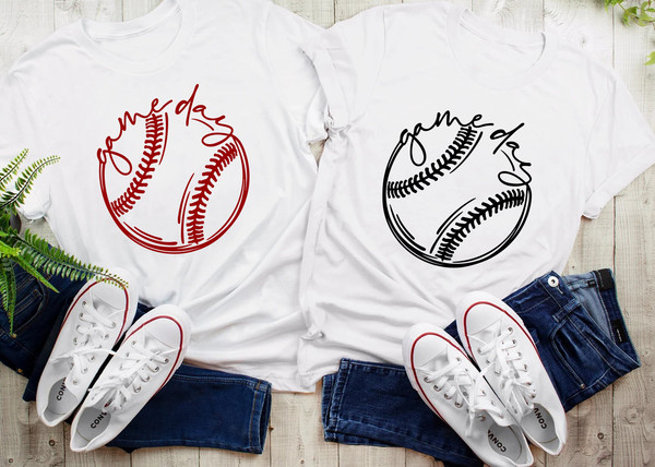 Game Day Baseball Shirt, Game Day Softball Shirt, Baseball Shirts For Women, Gameday Baseball Shirt, Mom Baseball Tee, Mom Softball Tee - 1.jpg