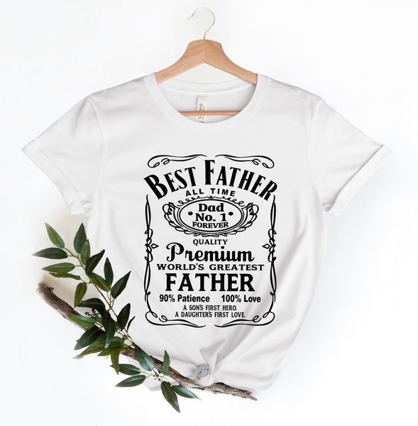 Best Father All Time T-shirt, Best Father ever Shirt, Vintage Father Shirt, Father's Day Shirt, Retro Father's Day Gift Shirt, Hero Dad Tees - 1.jpg