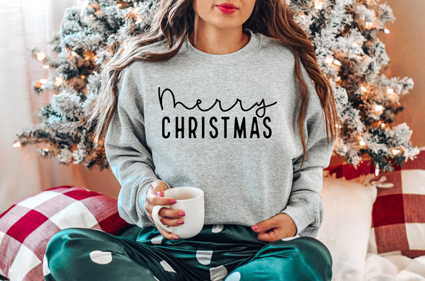 Christmas Sweatshirt, Womens Christmas Sweatshirt, Christmas Sweatshirts for Women, Christmas Gift Women,Merry Christmas Red L Tank Top | Gourmets PA