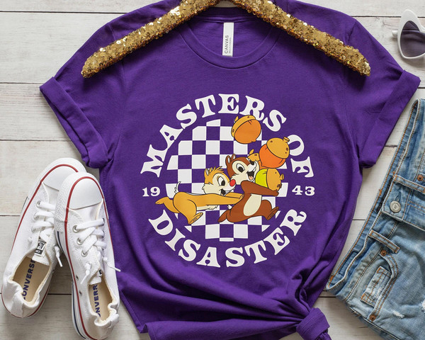 Disney Chip N Dale Masters Of Disaster Shirt  Walt Disney World T-shirt Disneyland Trip Outfits  Magic Kingdom  Disney Cute Gift - 2.jpg
