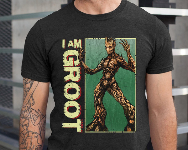 I Am Groot T-shirt / Guardians Of The Galaxy Vo - Inspire Uplift