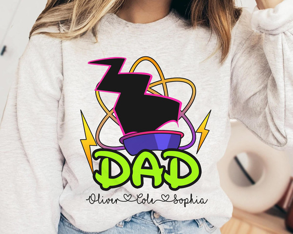 Personalized A Goofy Movie Powerline Disney Dad Shirt  Father's Day Gift  Disney Dad Shirt With Custom Kids Name  Dad Son Daughter - 3.jpg