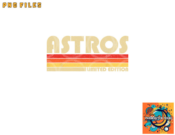 Astros Name Personalized Vintage Retro Astros Sport Name png
