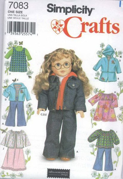 Simplicity 7083 - 18 inch (45.5 cm) doll clothes sewing patterns.jpg