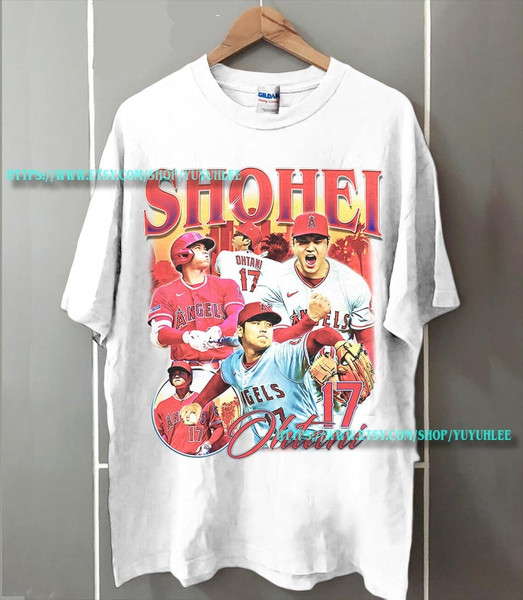 ParaPencariKaos Shohei Ohtani Shirt, Shohei Ohtani Vintage Shirt, Shohei Ohtani Bootleg Tshirt, Shohei Ohtani 90s Tshirt, Homage Retro Classic Graphic Tee