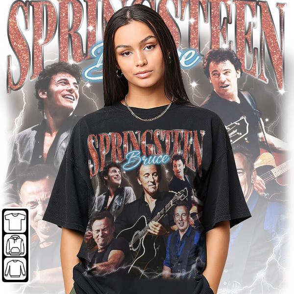 Bruce Springsteen Merch Long Sleeve t-shirts - Top selling and trending music tees by 'The Boss' with wallet and other stuff options - 2.jpg