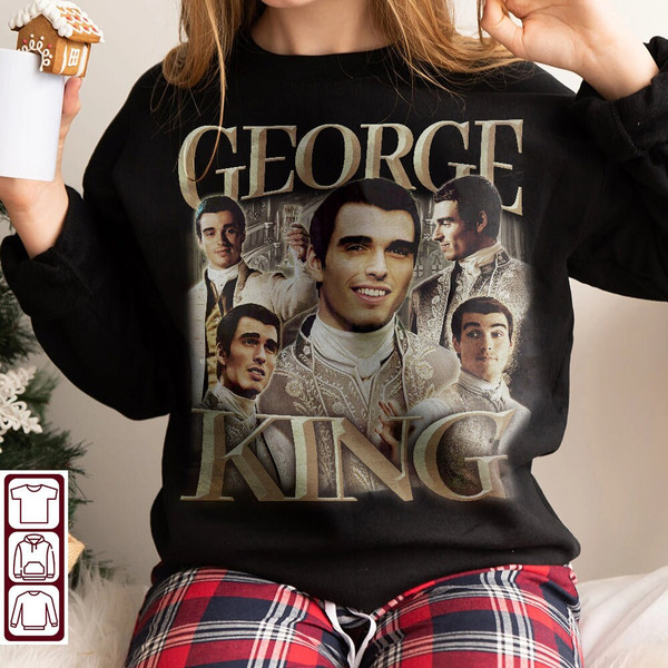 King George 90s Vintage Shirt, King George Shirt, King George Tee, Corey Mylchreest Shirt, Corey Mylchreest Merch, Queen Charlotte - 3.jpg