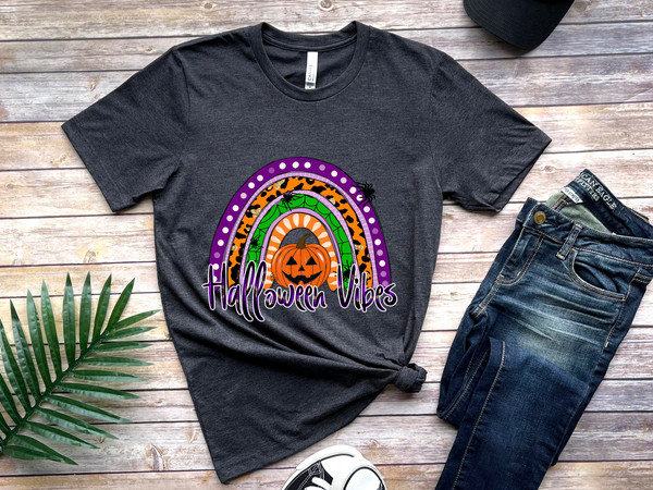Halloween Vibes Shirt,Halloween Rainbow shirt,Halloween Party,Halloween T-shirt,Hocus Pocus Shirt,Halloween Funny Tee,Halloween Spooky Shirt - 3.jpg