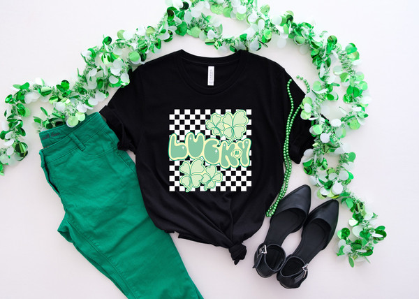 Lucky Shamrock Shirt, Shamrock Shirt, Lucky Shirt, St Patricks Day Shirt, Patricks Day Shirt, St Patricks Shirt, Patricks Day Tee, Lucky Tee - 3.jpg