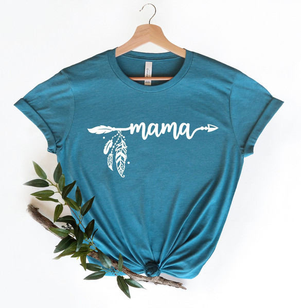 Mama Shirt, Floral Mama Shirt , Floral Shirt, Mom Birthday Gift, Mom Gift Tees, Mother's Day Shirt, Gift for Mom, Gift for Her, Cute Mom Tee - 1.jpg