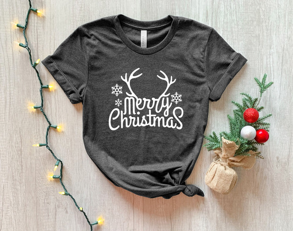 Merry Christmas Reindeer Shirt, Reindeer Shirt, Christmas Family Shirt, Christmas Shirt, Merry Christmas Shirt, Christmas Gift - 2.jpg
