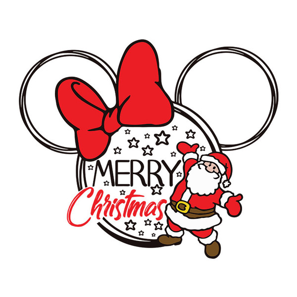 Merry christmas svg mickey christmas Disney Noel minnie chri - Inspire  Uplift
