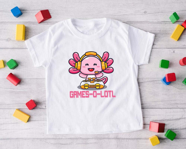 Gamesolotl Gamer Axolotl Shirt, Gift for Video Game Lovers, Gamer GirlBoy Birthday Gifts, Kawaii Animal Sweatshirt, Gamer Salamander Hoodie - 1.jpg