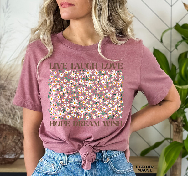 Flower Shirt, Gift For Her, Flower Shirt Aesthetic, Floral Graphic Tee, Floral Shirt, Flower T-shirt, Wild Flower Shirt, Wildflower T-shirt - 5.jpg