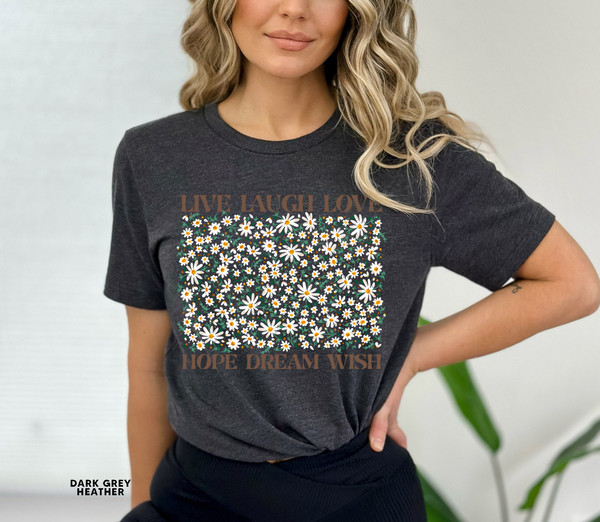 Flower Shirt, Gift For Her, Flower Shirt Aesthetic, Floral Graphic Tee, Floral Shirt, Flower T-shirt, Wild Flower Shirt, Wildflower T-shirt - 7.jpg