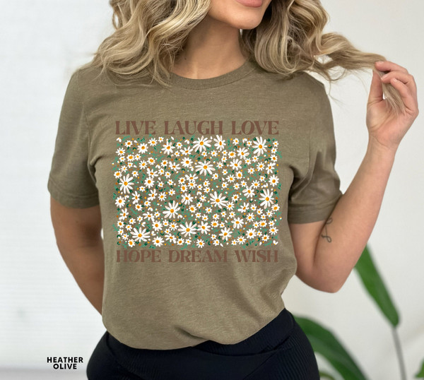 Flower Shirt, Gift For Her, Flower Shirt Aesthetic, Floral Graphic Tee, Floral Shirt, Flower T-shirt, Wild Flower Shirt, Wildflower T-shirt - 8.jpg