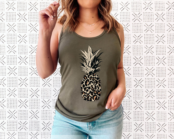 Pineapple Shirt - Pineapple Tank - Women's Tank Tee - Food - Fruit - Graphic Tees - Workout Top - Workout Shirt - Beach - Vacation - 6.jpg