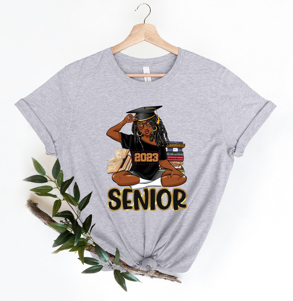 Black Woman Graduation 2023 T-Shirt, Masters graduation Shirt, Class Of 2023 Shirt, Graduation Shirt, Graduation Gift Shirt,2023 Senior Gift - 5.jpg