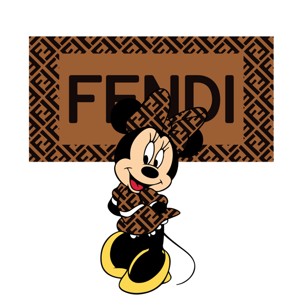 Mickey Fendi Logo SVG,Fendi Fashion svg, Disney Fendi Svg, F - Inspire  Uplift