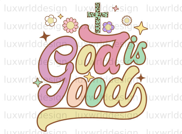 God is Good Sticker Religious Quotes Christian Stickers Faith Stickers 