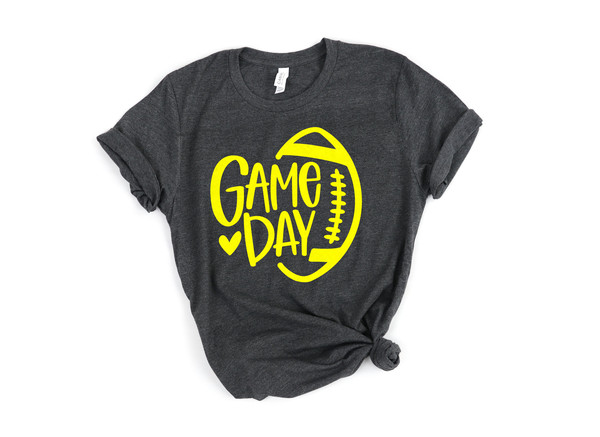 Game Day Shirt, Game Day Shirt Women, Football Mom Shirt, Football Shirts For Women, Football Season Shirt, Football Graphic Tees - 2.jpg
