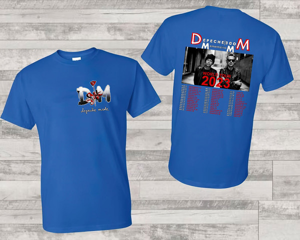 Depeche Mode Tour 2023 Tshirt Memento Mori World T-Shirt Fan Gift
