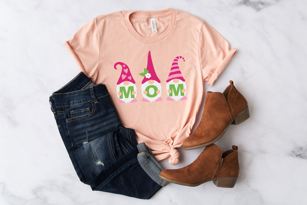Three Gnomes Mom Tee,Mother's Day Gift Shirt,Gift for Mom,New Mom Gift,Baby Announcement,Future Mom Gift,Mom Gnomes Shirt - 1.jpg