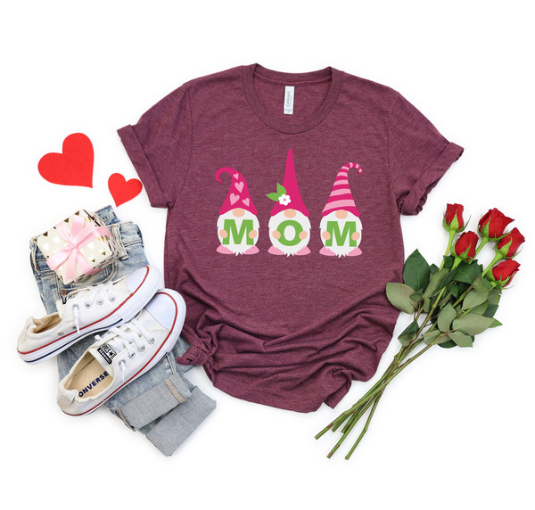 Three Gnomes Mom Tee,Mother's Day Gift Shirt,Gift for Mom,New Mom Gift,Baby Announcement,Future Mom Gift,Mom Gnomes Shirt - 2.jpg