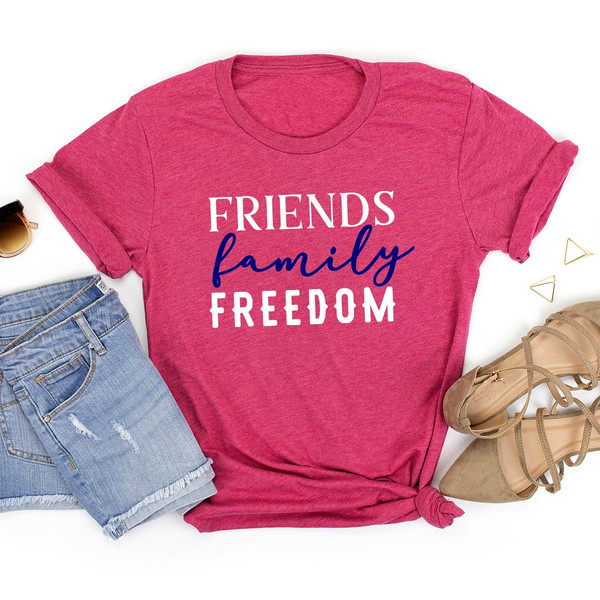 4th Of July Shirt, Friend Family Freedom, Fourth Of July Shirt, Independence Day, Patriotic Shirt, 4th Of July Tank Top, Freedom Shirt - 9.jpg