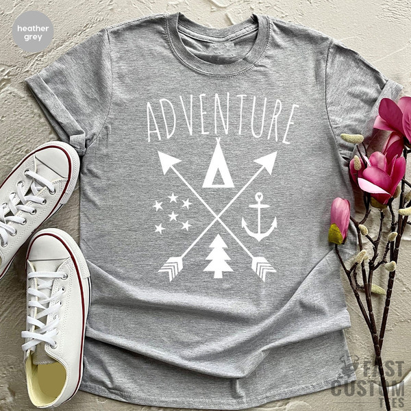 Adventure Shirt, Nature Lover Gifts, Camping TShirt, Hiking T Shirt, Camping Buddy Shirt, Camp T-Shirt, Campers Gift, Outdoor Clothing, - 4.jpg
