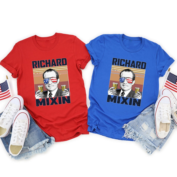 America Shirt, Funny Politics Shirt, Patriotic Shirt, Political Humor, Funny President Shirt, Rixhard Mixin, Retro Cocktail Shirt, USA Shirt - 6.jpg