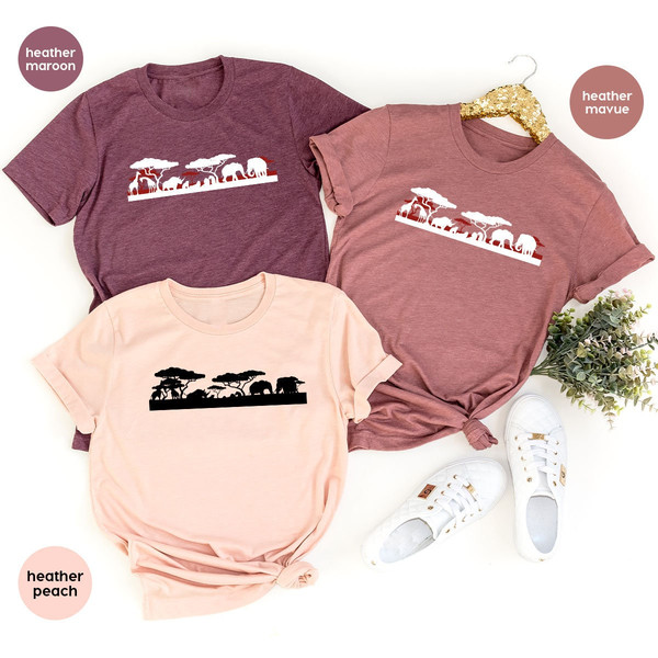 Animal Shirt, Nature T-Shirt, Vacation Sweatshirt, Safari Shirt, Elephant Shirt, Zoo Shirt, Graphic Tees, Gift for Her, Wild Shirt - 2.jpg