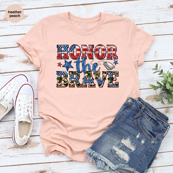 Army T-Shirt, American Flag Shirt, Patriotic T Shirt, Soldier Gift, Memorial Day Shirt, Military Outfit, Independence Day Tee, Gifts for Dad - 8.jpg