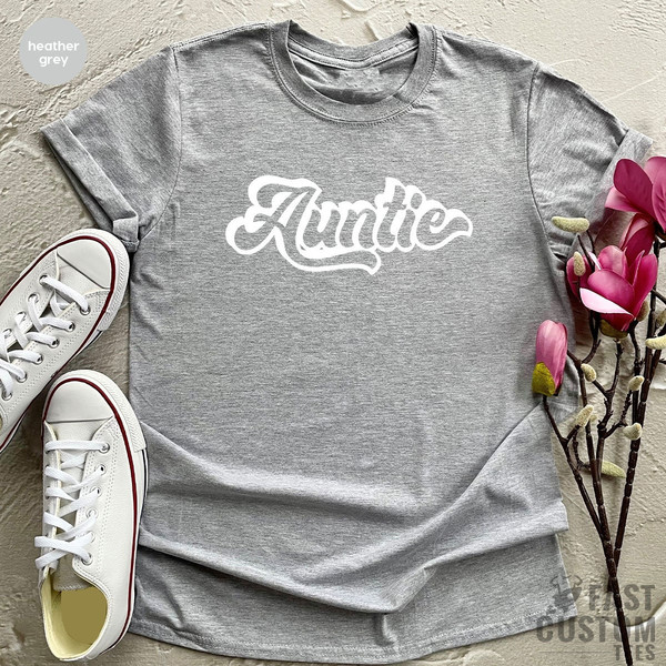 Auntie TShirt, Aunt T Shirt, Best Aunt Shirts, Retro Auntie Shirt, Vintage Aunt Shirt, New Aunt Gift, Mothers Day Shirt, Aunt To Be Shirt - 4.jpg