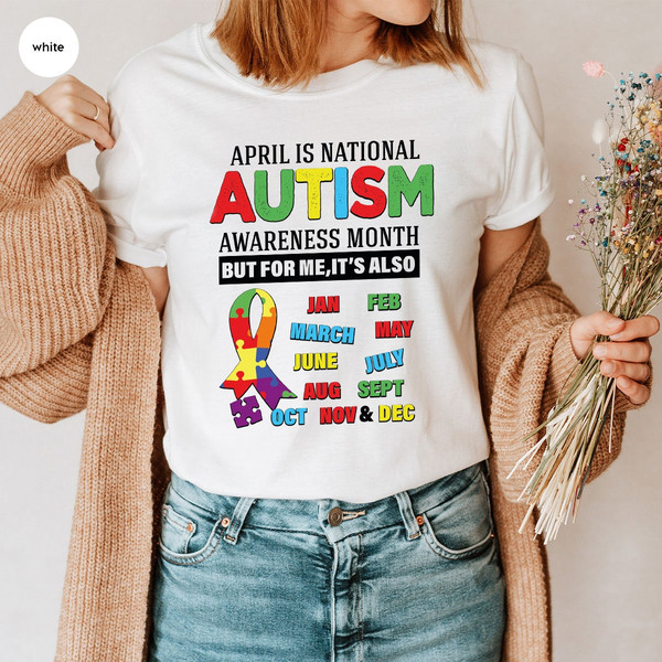 Autism Shirt, Autism Awareness Month TShirt, Autism Teacher T Shirt, Autism Mom Crewneck Sweatshirt, Autism Gift, Neurodiversity T-Shirt - 4.jpg