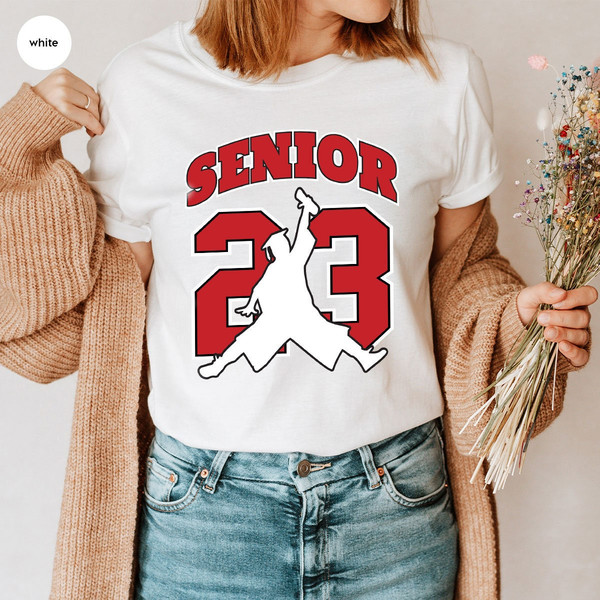 Back to School Shirt, Senior Vneck Shirt, Senior 2023 Shirt, Graduation Gifts, Class of 2023 Graphic Tees, School Shirt, Senior Gift - 3.jpg