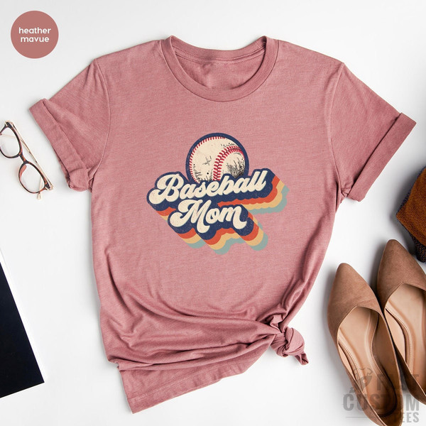 Baseball Mom T-Shirt, Baseball Lover Shirt, Sports Mom Shirt, Baseball Mama Shirts, Match Days T-Shirt, Gift for Mom, Sports Mom Shirt - 1.jpg