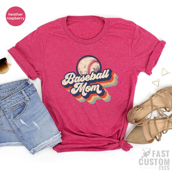 Baseball Mom T-Shirt, Baseball Lover Shirt, Sports Mom Shirt, Baseball Mama Shirts, Match Days T-Shirt, Gift for Mom, Sports Mom Shirt - 7.jpg