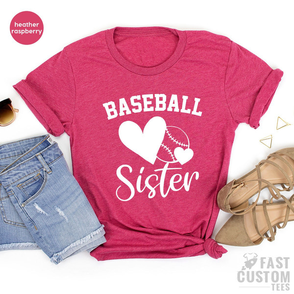 Baseball Sister Shirt, Softball Sister Shirt, Baseball Sister TShirt, Baseball Fan Sister Shirt, Baseball Little Sister, Baseball Shirt - 6.jpg