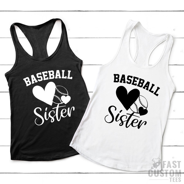 Baseball Sister Shirt, Softball Sister Shirt, Baseball Sister TShirt, Baseball Fan Sister Shirt, Baseball Little Sister, Baseball Shirt - 8.jpg