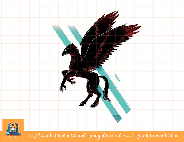 Harry Potter Buckbeak the Hippogriff Silhouette png, sublimate, digital download.jpg