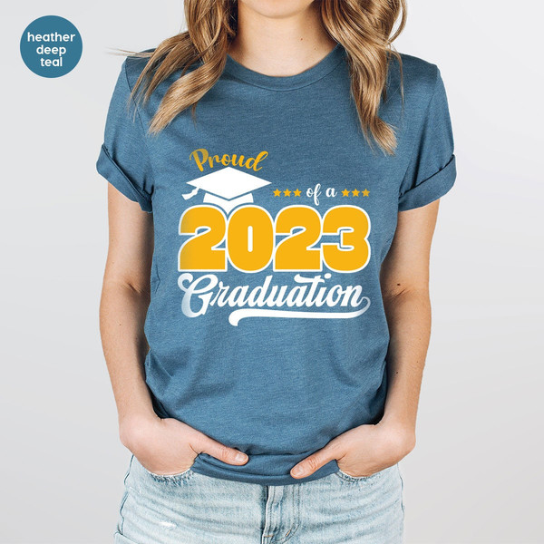 Class of 2023 T-Shirt, Graduation Graphic Tees, School Shirt, Senior Shirt, Graduation Gift, Senior 2023 Vneck Shirt, Back to School T-Shirt - 4.jpg
