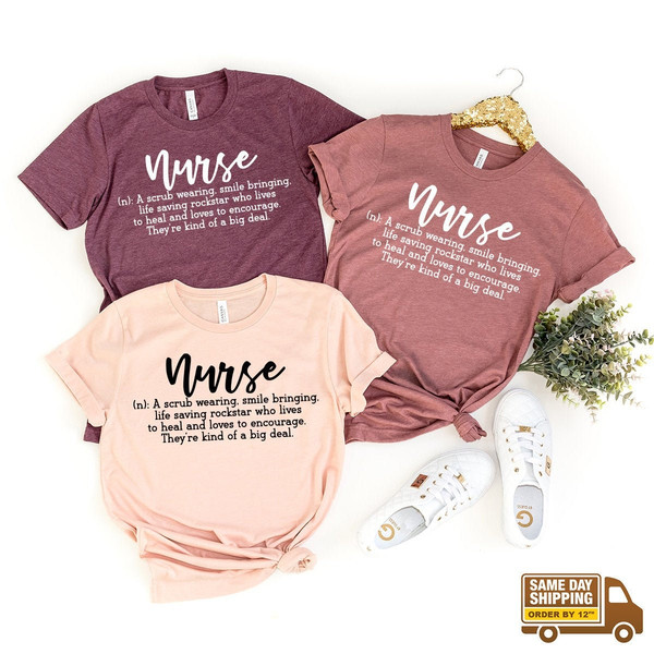 Nurse Definition Shirt, Nursing School Shirt, Nursing Gift, Cute Nurse Shirt, Nurse Appreciation Tshirt, Gift For Nurse, Nurse Gift Tee - 1.jpg